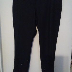 Black dress Capri 100% wool pants